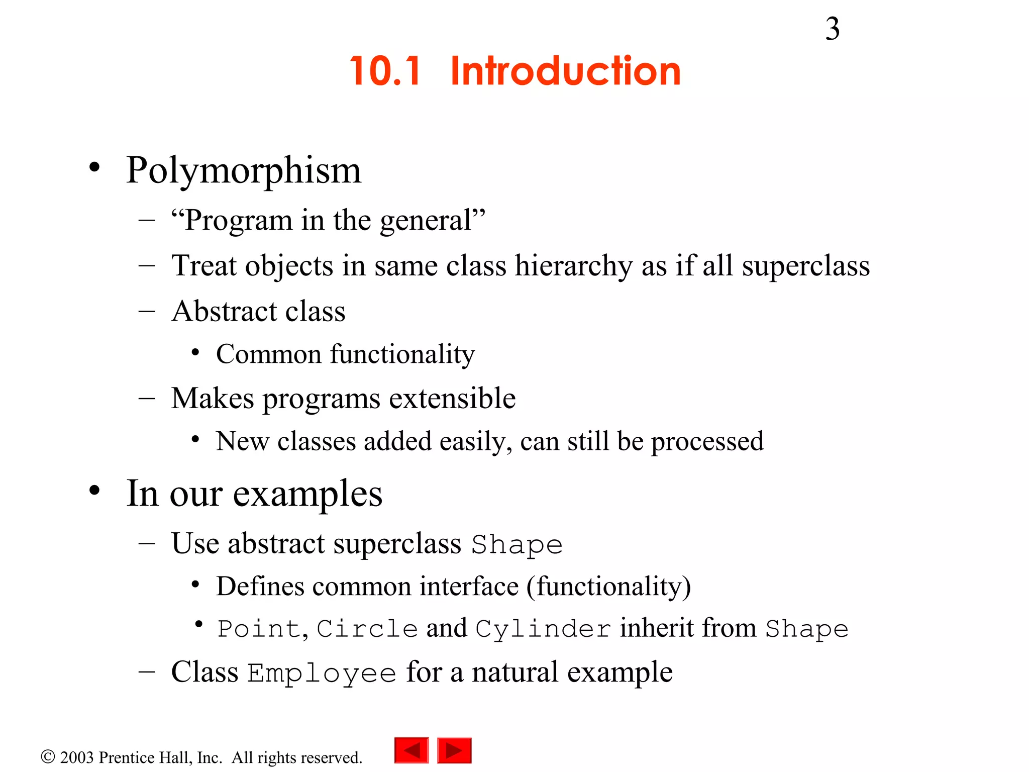 Object - Oriented Programming Polymorphism | PPT