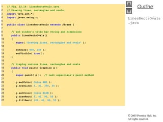 Graphics and Java 2D | PPT