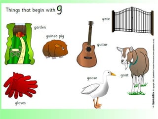 Flashcards and posters G g