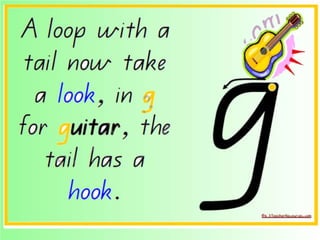 Flashcards and posters G g