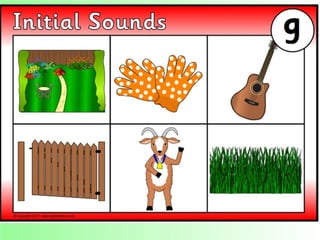 Flashcards and posters G g