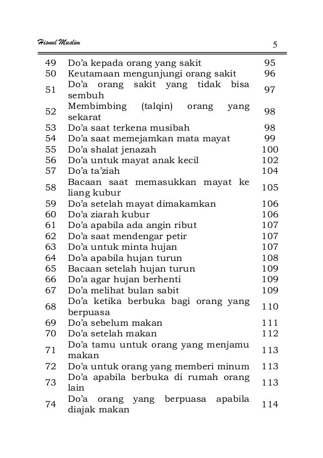 Kumpulan Doa