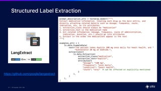 35 | © Copyright 2025 Zilliz
35
35 | © Copyright 9/6/23 Zilliz
35 | © Copyright 2025 Zilliz
Structured Label Extraction
https://github.com/google/langextract
 