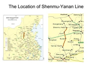 The Location of Shenmu-Yanan Line

 