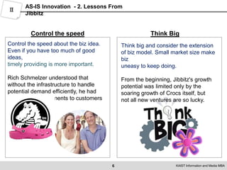  Recent Highlight  - Crocs Inc. signs with top teams in NASCAR    (a new driver of earnings)  - Acquisition of new companies Jibbitz  - 2007’s 4Q earnings up 236% year over year,     $112 millionThe unique resin material, croslite Ideal for casual wear, as well as boating, hiking, fishing, and gardeningA soft, lightweight, non-marking, slip & odor-resistant shoeCustomerSatisfaction125 Countries