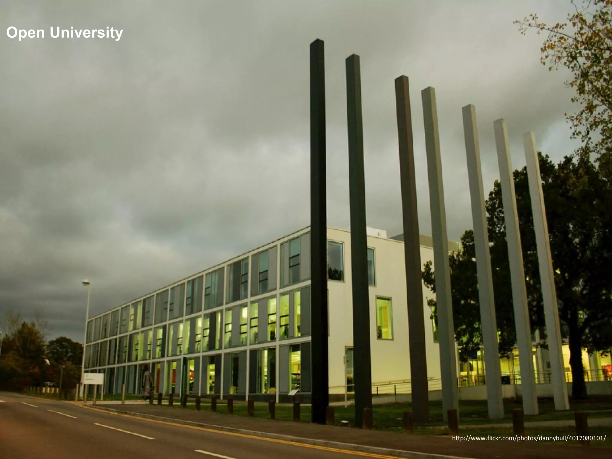 http://www.flickr.com/photos/dannybull/4017080101/ Open University 