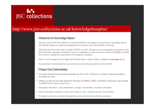 http://www.jisc-collections.ac.uk/knowledgebaseplus/
 