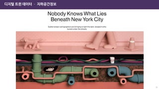 디지털 트윈 데이터 – 지하공간정보
33
 