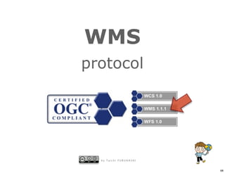 WMS
protocol




  by Taichi FURUHASHI


                        68
 