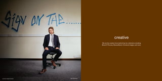 creative
                                                             We are the creative force behind top tier collections including
                                                             Brand X Pictures, BananaStock, Comstock Images, and more.




23197073 I IMAGE SOURCE   800.764.7427   jupiterimages.com
 