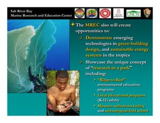 Salt River Bay Marine Research and Education Center | PDF