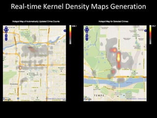 Real-time Kernel Density Maps Generation
 
