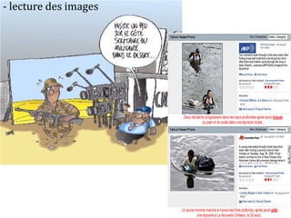 - lecture des images
 