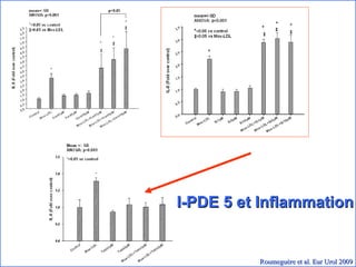Roumeguère et al. Eur Urol 2009 I-PDE 5 et Inflammation 