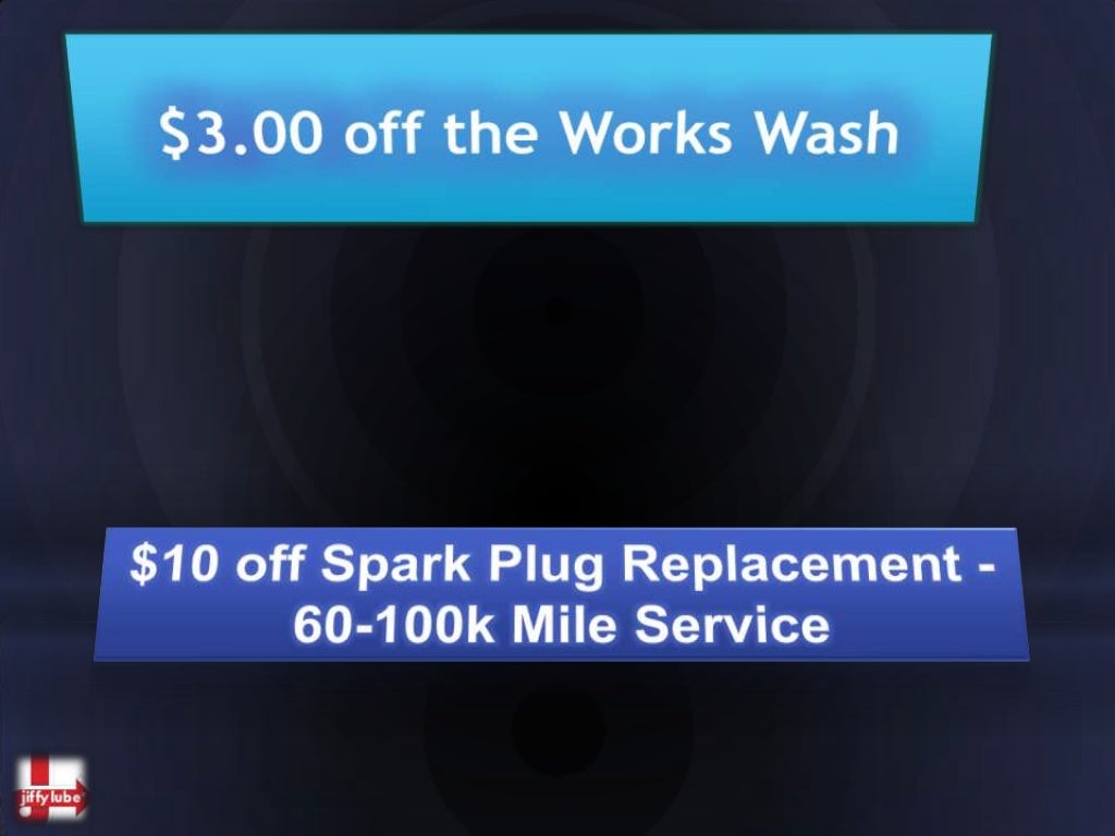 Jiffy lube oil change coupon