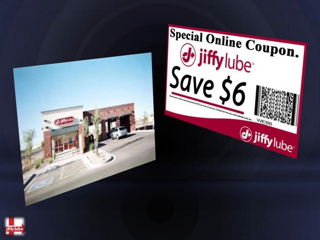 Jiffy lube oil change coupon