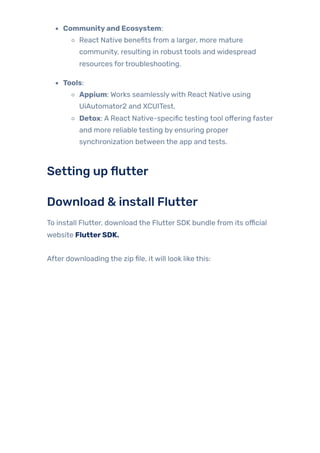 Appium in Action: Automating Flutter & React Native Apps | PDF
