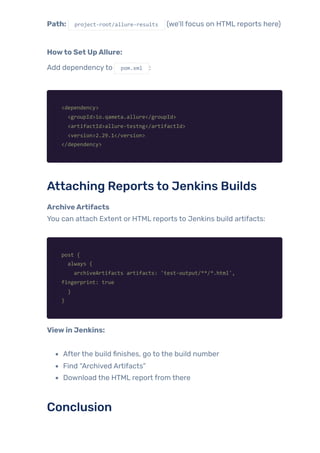 Become a CI/CD Pro: Run Selenium Java Tests in Jenkins Pipelines from ...