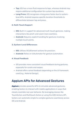 Advanced Mobile Automation with Appium & WebdriverIO | PDF