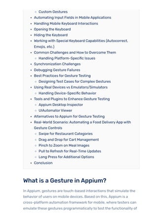 Advanced Mobile Automation with Appium & WebdriverIO | PDF