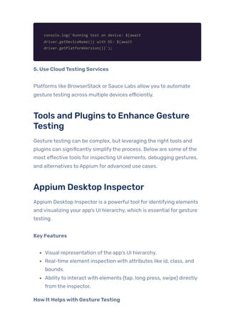 Advanced Mobile Automation with Appium & WebdriverIO | PDF