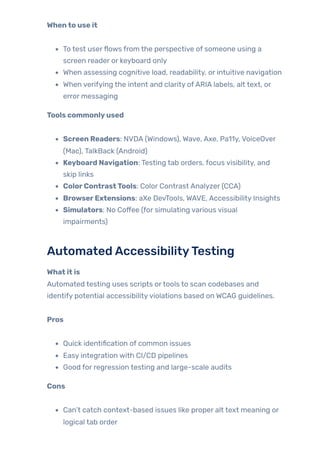 Everything You Need to Know About Accessibility Testing | PDF
