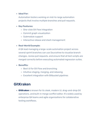 Git GUI Tools - Simplifying Version Control for Test Engineers | PDF