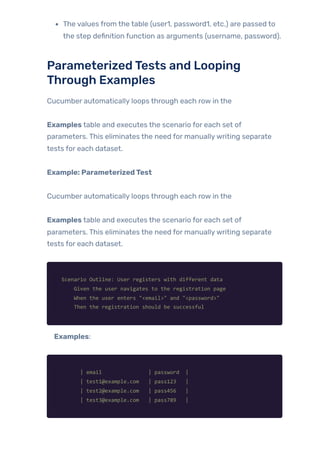 Advanced Test Automation: WDIO with BDD Cucumber | PDF