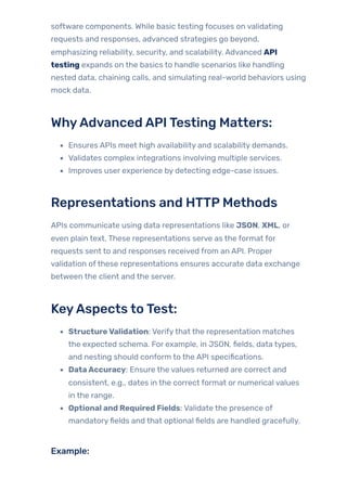 Nested Calling Api Next-Level API Automation Testing Techniques – Part 1 | PDF