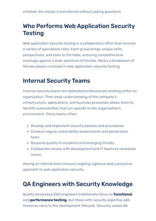 Web Application Security Testing Guide | Secure Web Apps | PDF