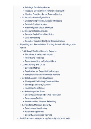 Web Application Security Testing Guide | Secure Web Apps | PDF