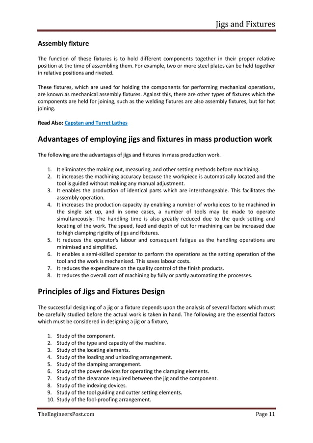 Jigs And Fixtures Pdf Woodworking Arts And Crafts