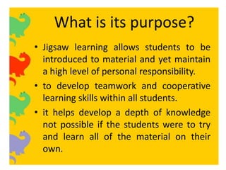 Jigsaw PPT