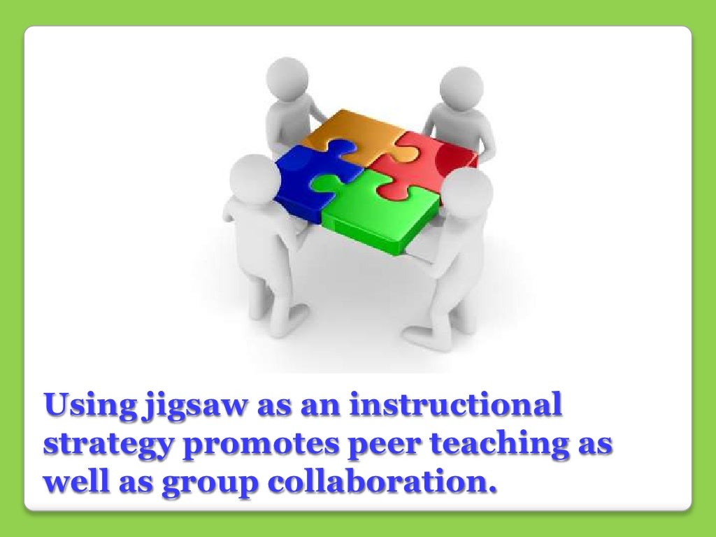 Jigsaw instructional strategy