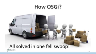 How OSGi?
All solved in one fell swoop!
48
 