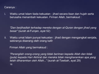 Bahagian jihad dua Manusia dan