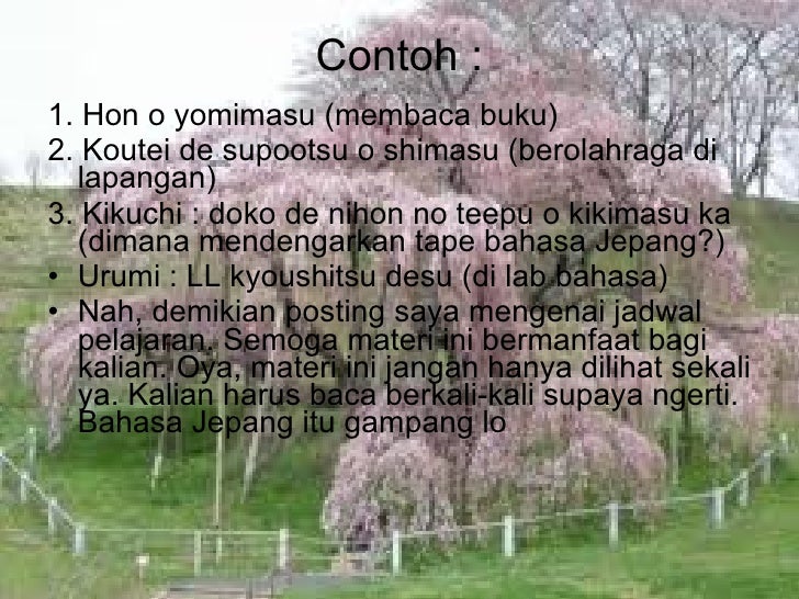 Jikan Wari Jadwal Pelajaran