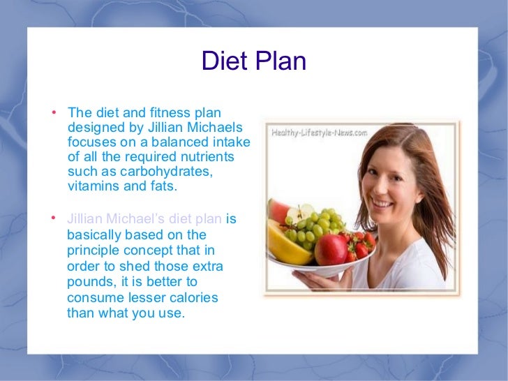 Jillian michaels diet plan