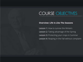 Jim Rohn - The Seasons Of Life | PPTX
