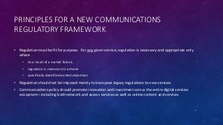 Regulation of OTT Communications Services Slide 5