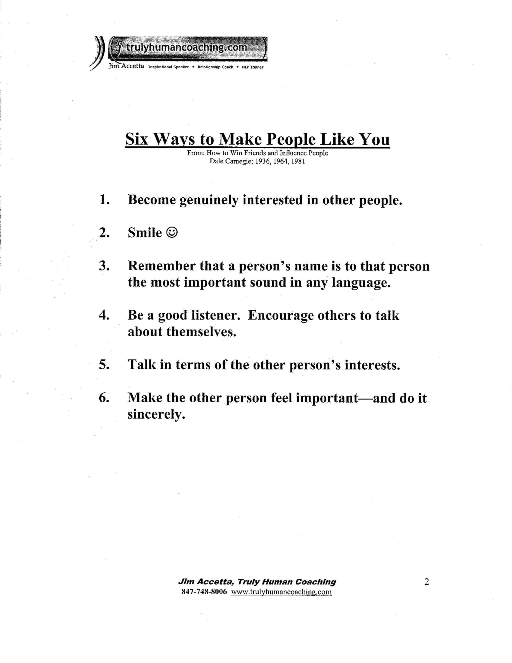 The Secrets of Instant Rapport - Jim Accetta | PDF