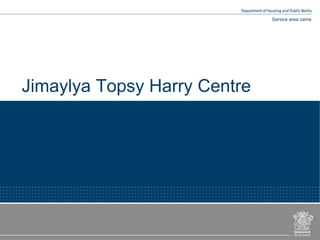 Jimaylya Topsy Harry Centre
Service area name
 