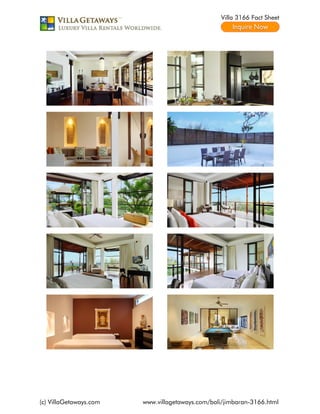 Villa 3166 Fact Sheet




(c) VillaGetaways.com   www.villagetaways.com/bali/jimbaran-3166.html
 