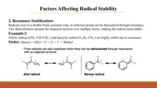 Radical Stability- Analytical Chemistry. | PPTX
