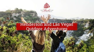 Henderson & Las Vegas Outdoor Adventures | 89044 Vegas