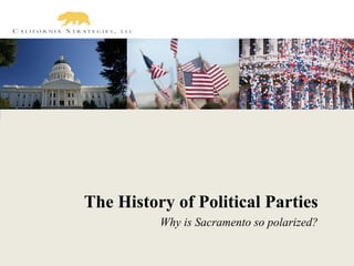 The History of Political Parties
          Why is Sacramento so polarized?
 