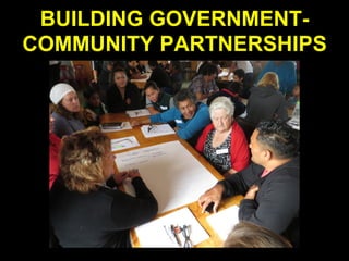 BUILDING GOVERNMENT-COMMUNITY 
PARTNERSHIPS 
 