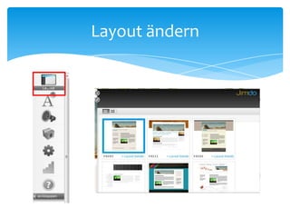 Layout ändern
 