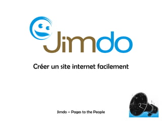Créer un site internet facilement Jimdo – Pages to the People 