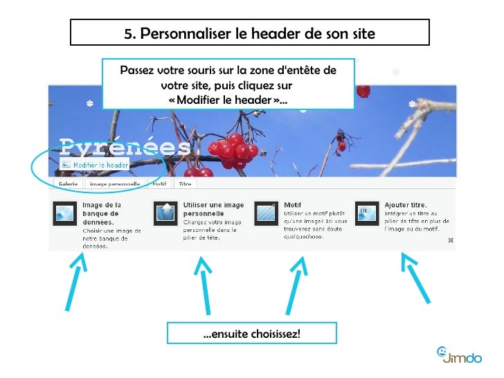 Faire un site internet facile avec Jimdo